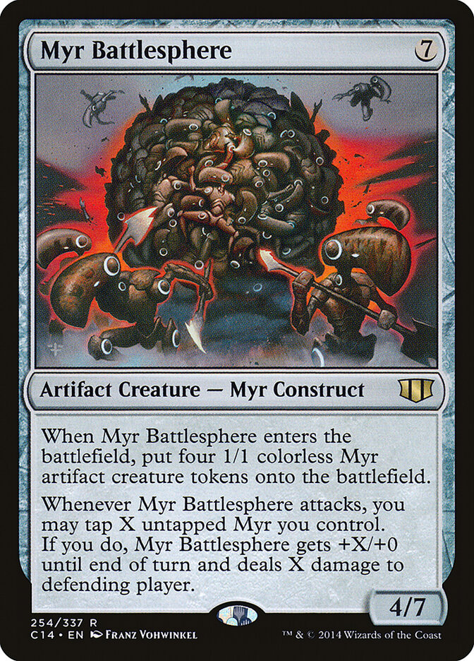 Myr Battlesphere, Commander 2014 · 254/337