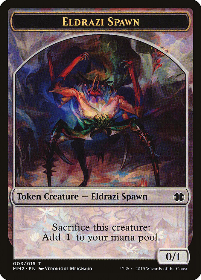 Eldrazi Spawn, Modern Masters 2015 Tokens · 003
