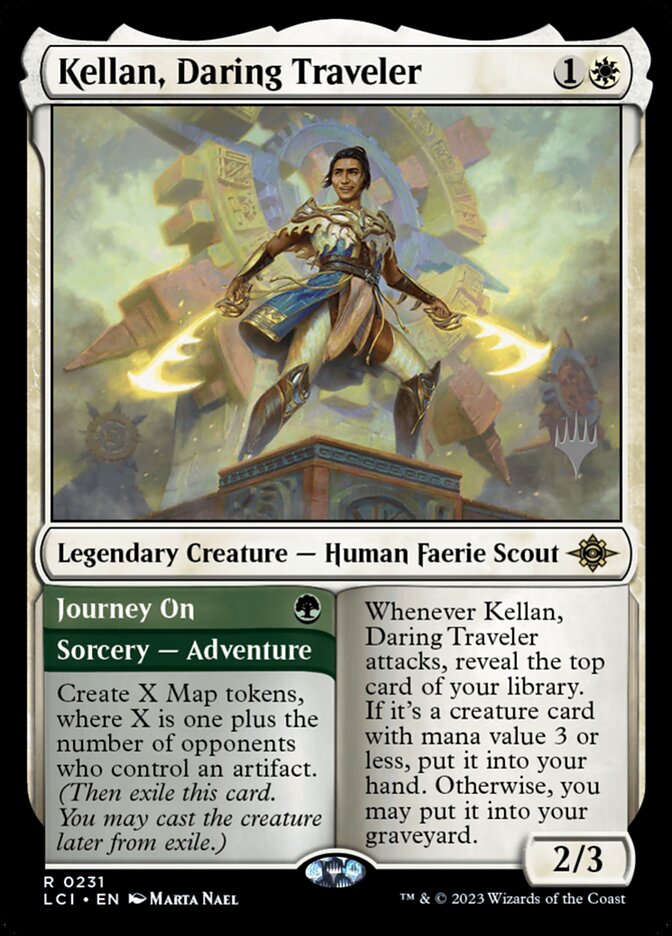 Kellan, Daring Traveler // Journey On, The Lost Caverns of Ixalan Promos · 0231