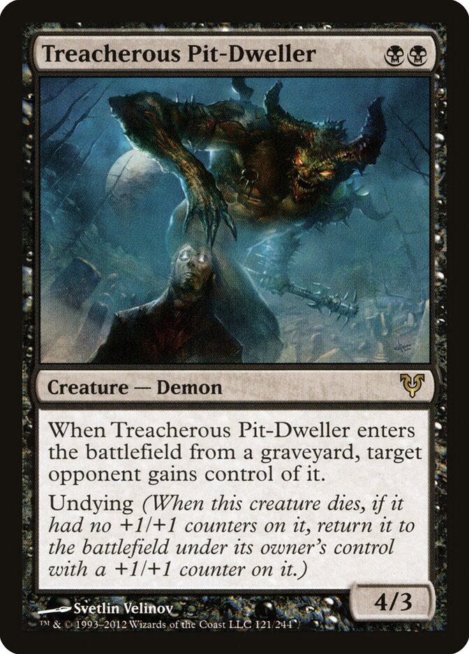 Treacherous Pit-Dweller, Avacyn Restored · 121/244