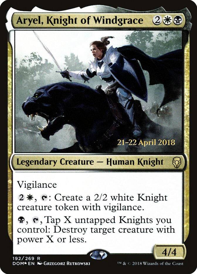 Aryel, Knight of Windgrace, Dominaria Promos · 192/269