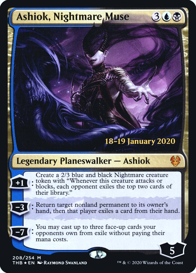 Ashiok, Nightmare Muse, Theros Beyond Death Promos · 208/254