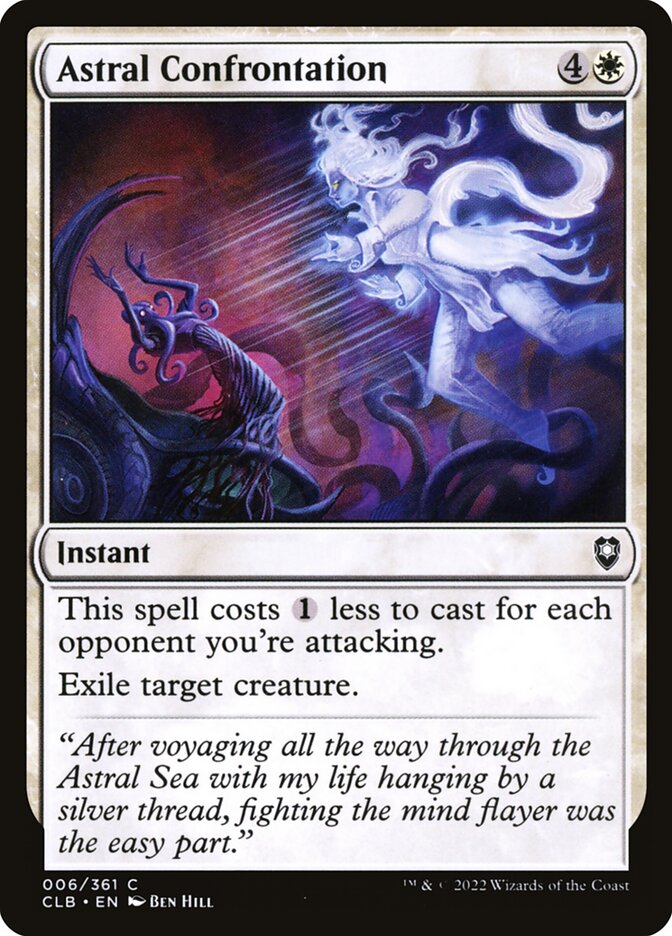 Astral Confrontation, Commander Legends: Battle for Baldur's Gate · 006/361