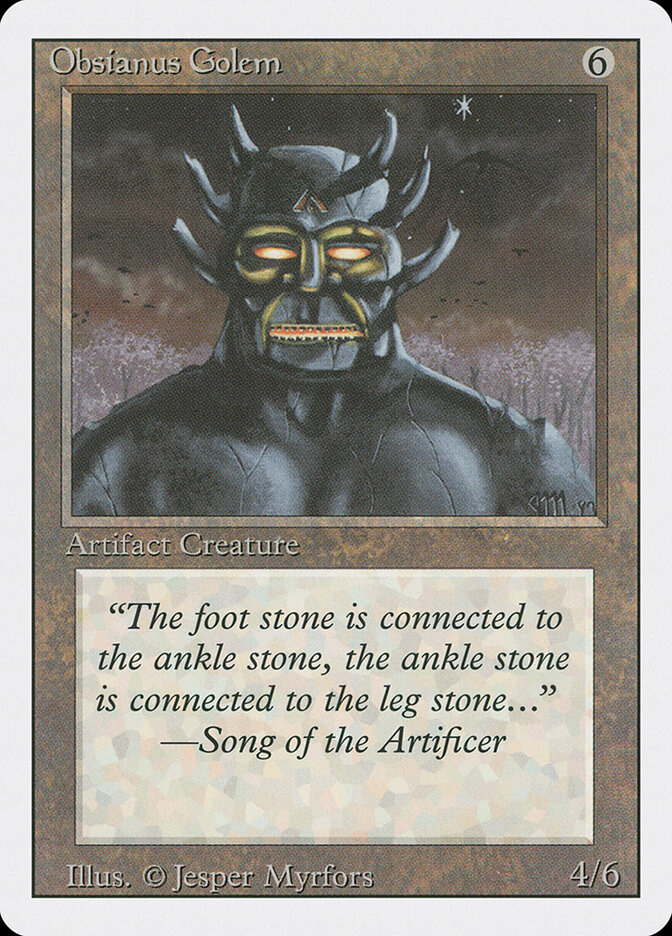Obsianus Golem, Revised Edition · 268