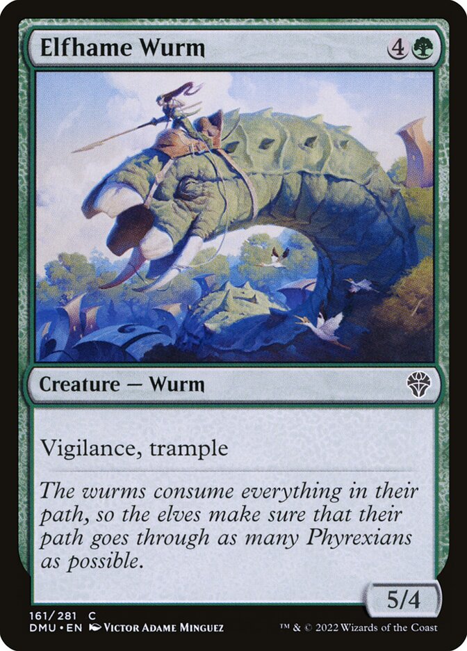 Elfhame Wurm, Dominaria United · 161/281