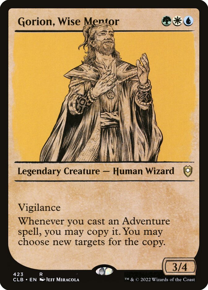 Gorion, Wise Mentor, Commander Legends: Battle for Baldur's Gate · 423