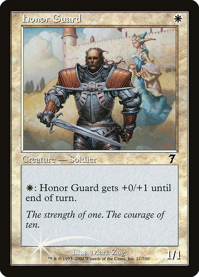 Honor Guard, Seventh Edition · 21-star