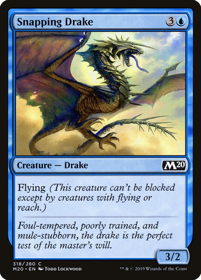 Snapping Drake, Core Set 2020 · 318