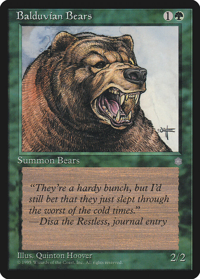 Balduvian Bears, Ice Age · 226