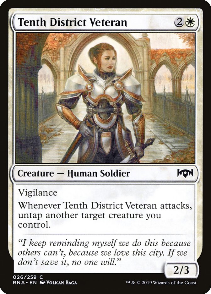 Tenth District Veteran, Ravnica Allegiance · 026/259