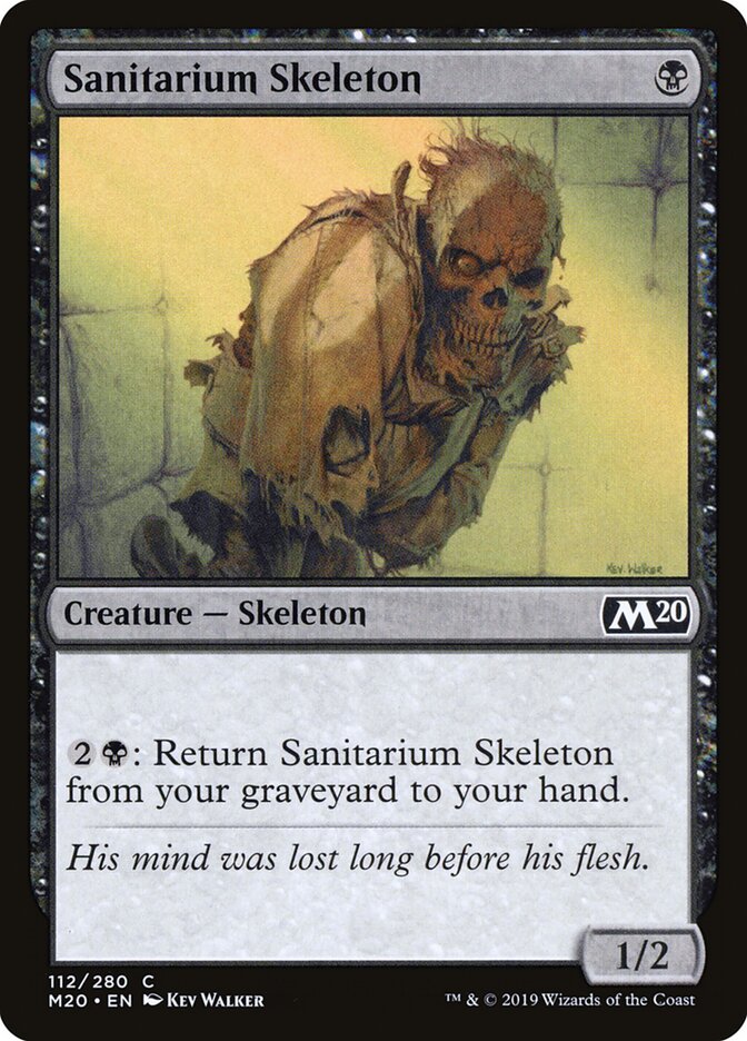 Sanitarium Skeleton, Core Set 2020 · 112/280