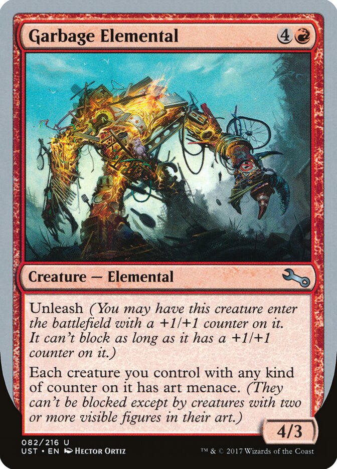 Garbage Elemental, Unstable · 82e