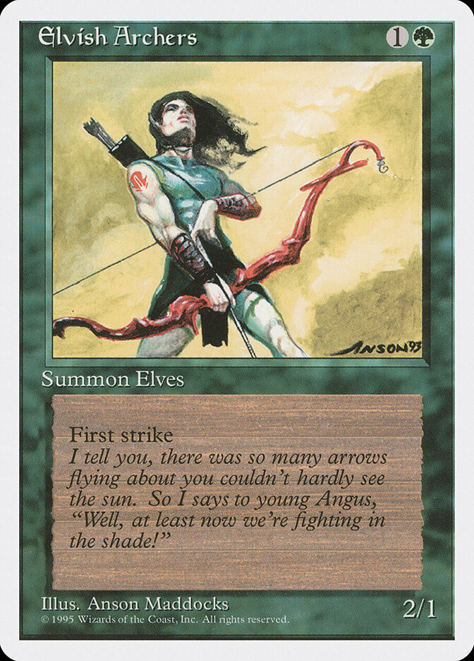 Elvish Archers, Fourth Edition · 243