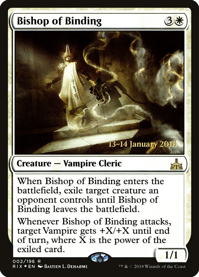 Bishop of Binding, Rivals of Ixalan Promos · 002/196