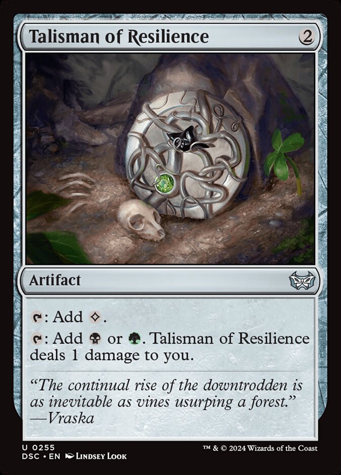 Talisman of Resilience, Duskmourn: House of Horror Commander · 0255