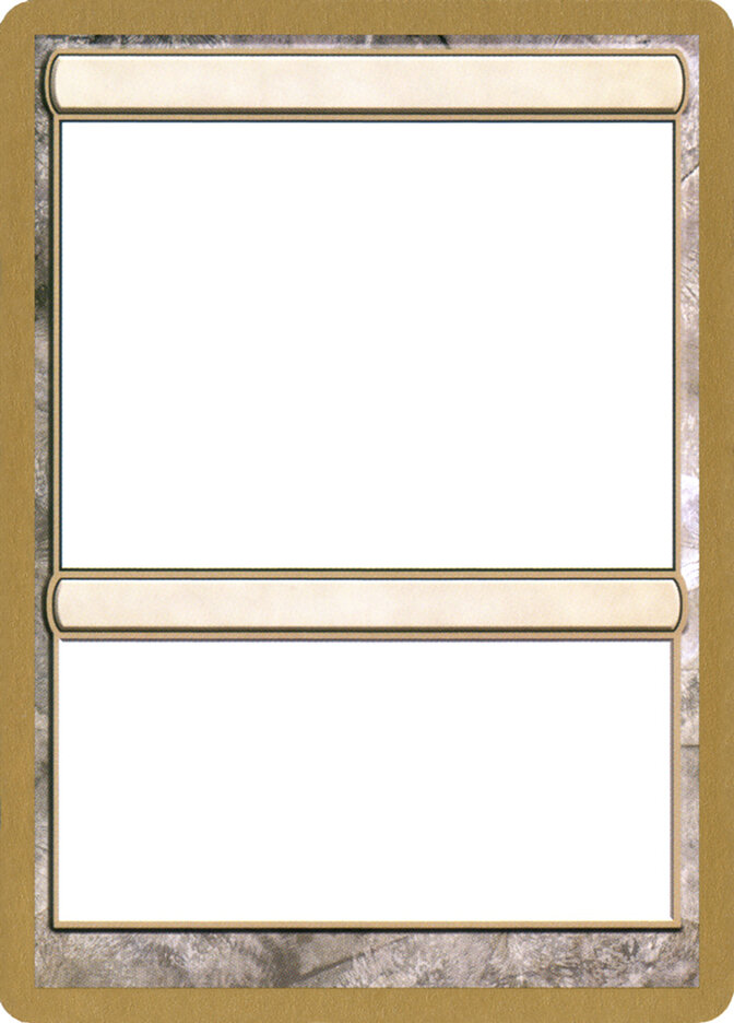 Blank Card, World Championship Decks 2003 · 0/142