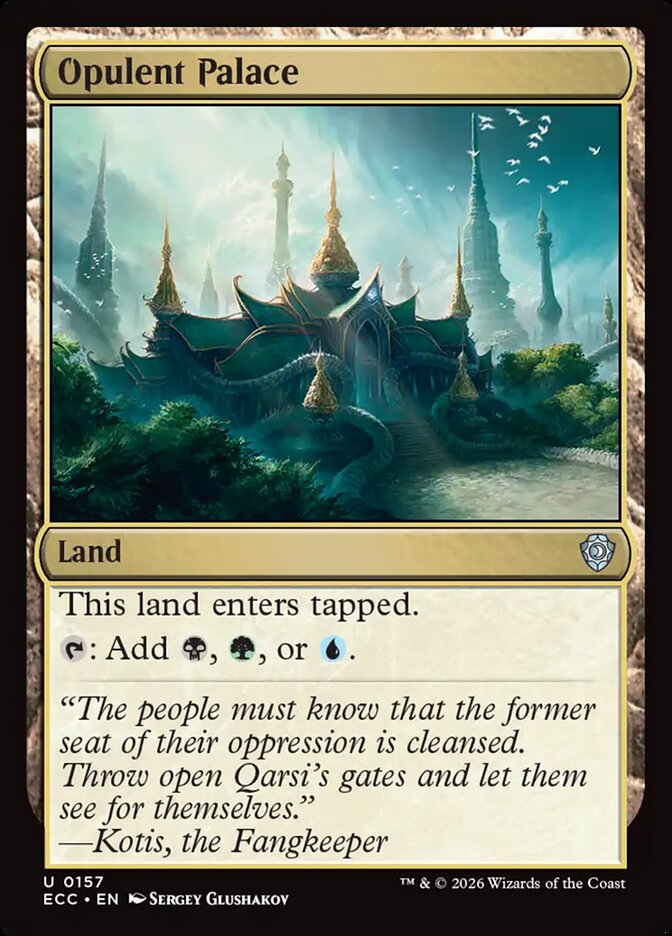 Opulent Palace, Lorwyn Eclipsed Commander · 0157