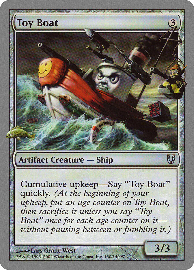 Toy Boat, Unhinged · 130/140