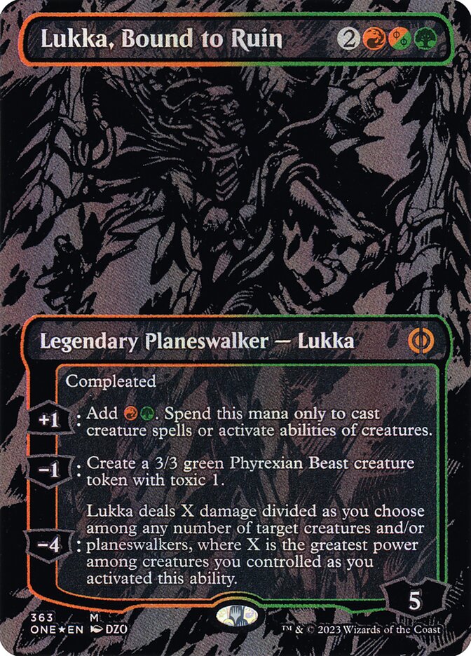 Lukka, Bound to Ruin, Phyrexia: All Will Be One · 363