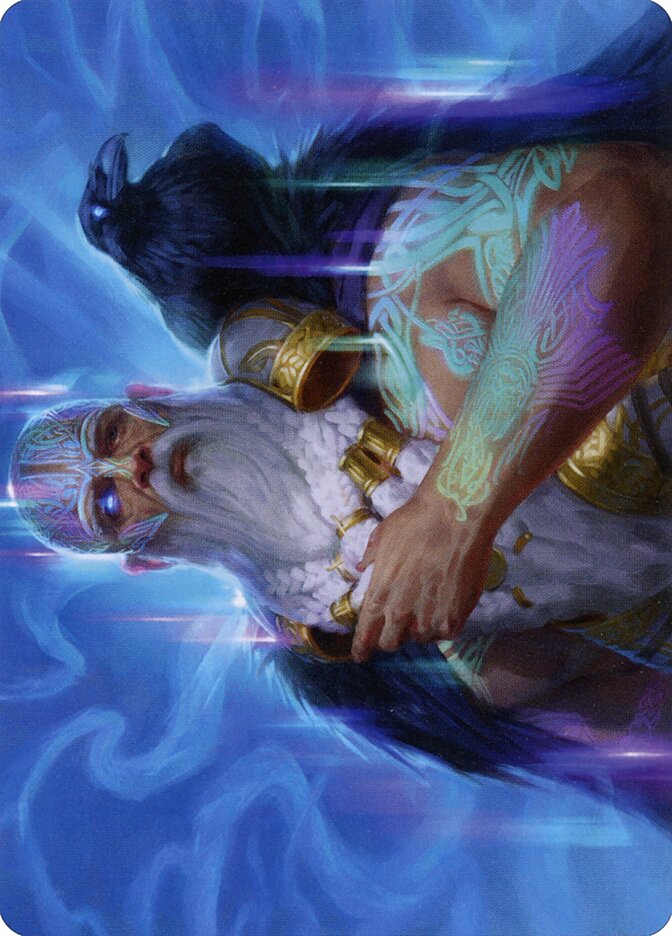 Alrund, God of the Cosmos // Alrund, God of the Cosmos, Kaldheim Art Series · 009