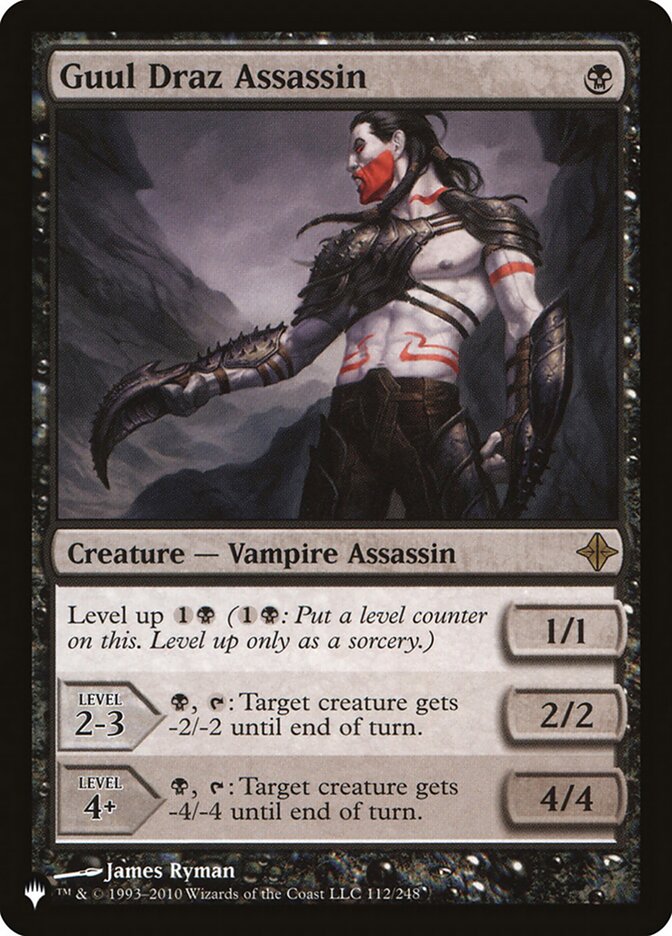Guul Draz Assassin, The List · roe-112