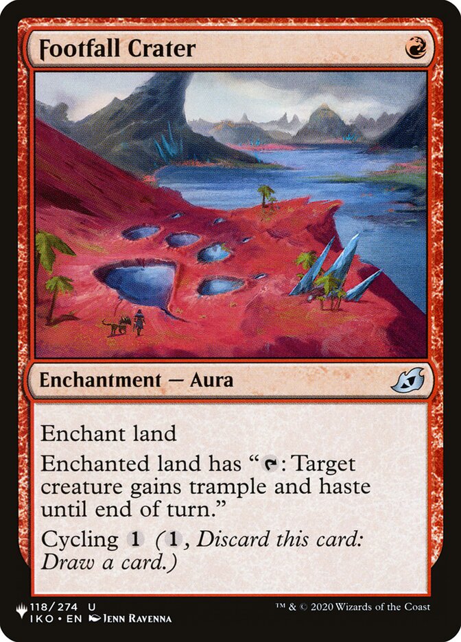 Footfall Crater, The List · iko-118