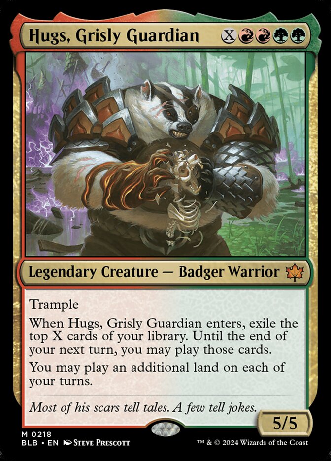 Hugs, Grisly Guardian, Bloomburrow · 0218