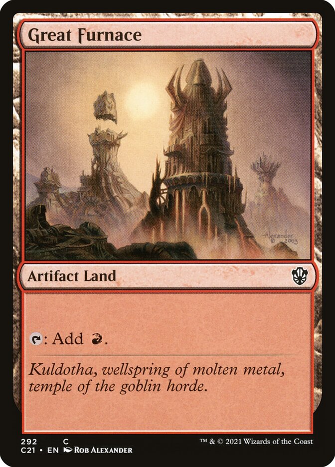 Great Furnace, Commander 2021 · 292