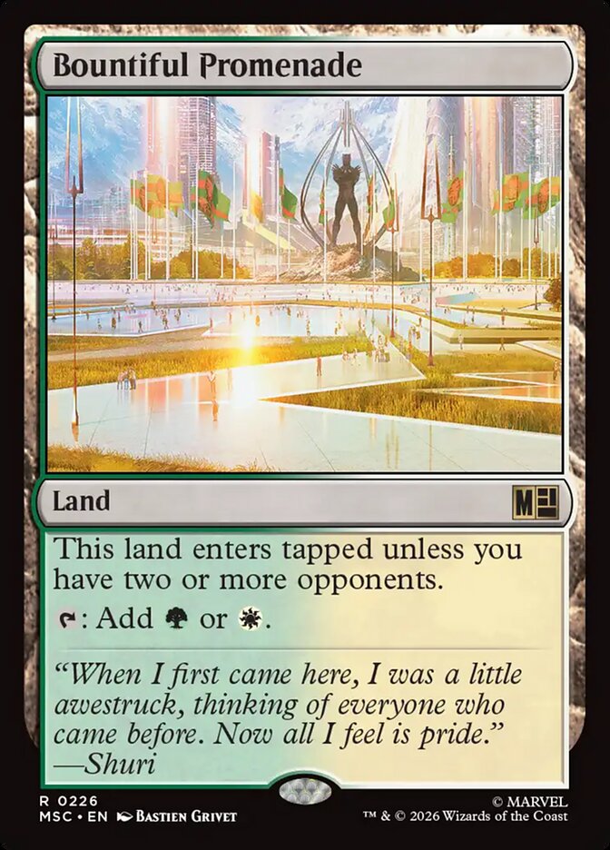 Bountiful Promenade, Marvel Super Heroes Commander · 0226
