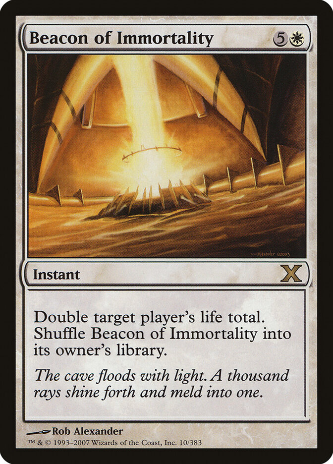 Beacon of Immortality, Tenth Edition · 10/383