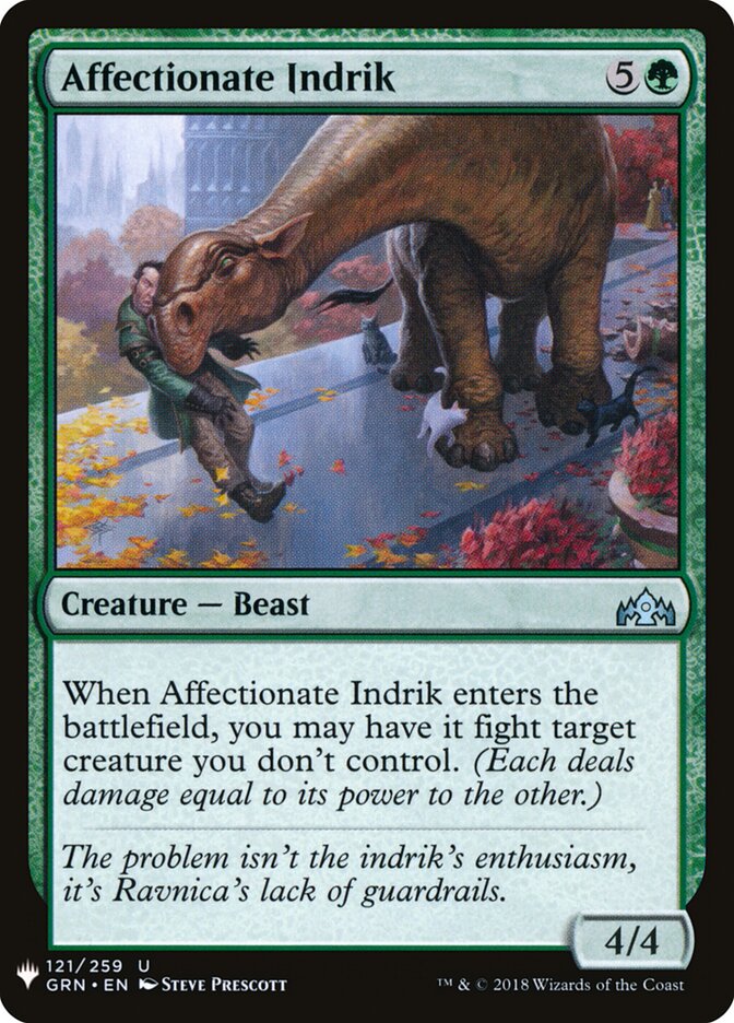 Affectionate Indrik, The List · grn-121