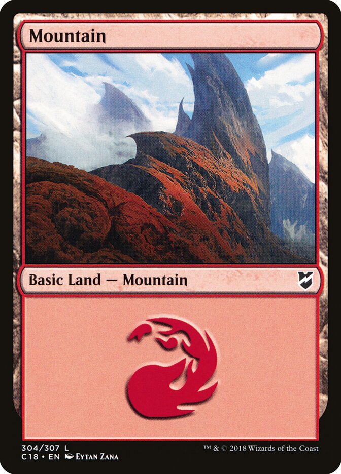 Mountain, Commander 2018 · 304/307