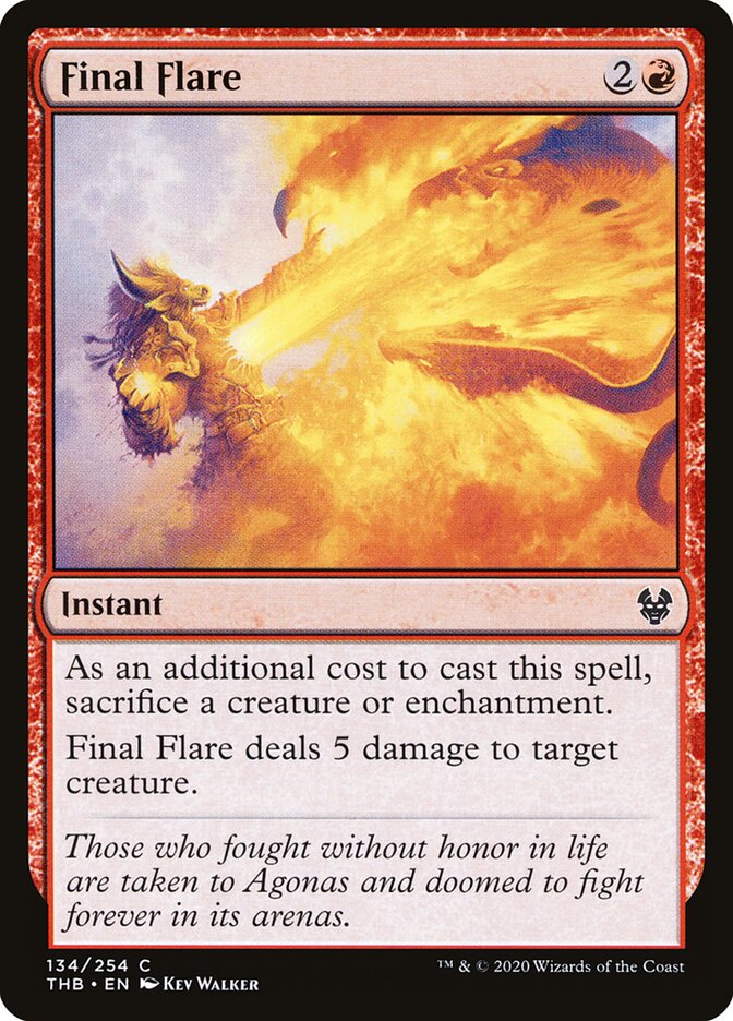 Final Flare, Theros Beyond Death · 134/254