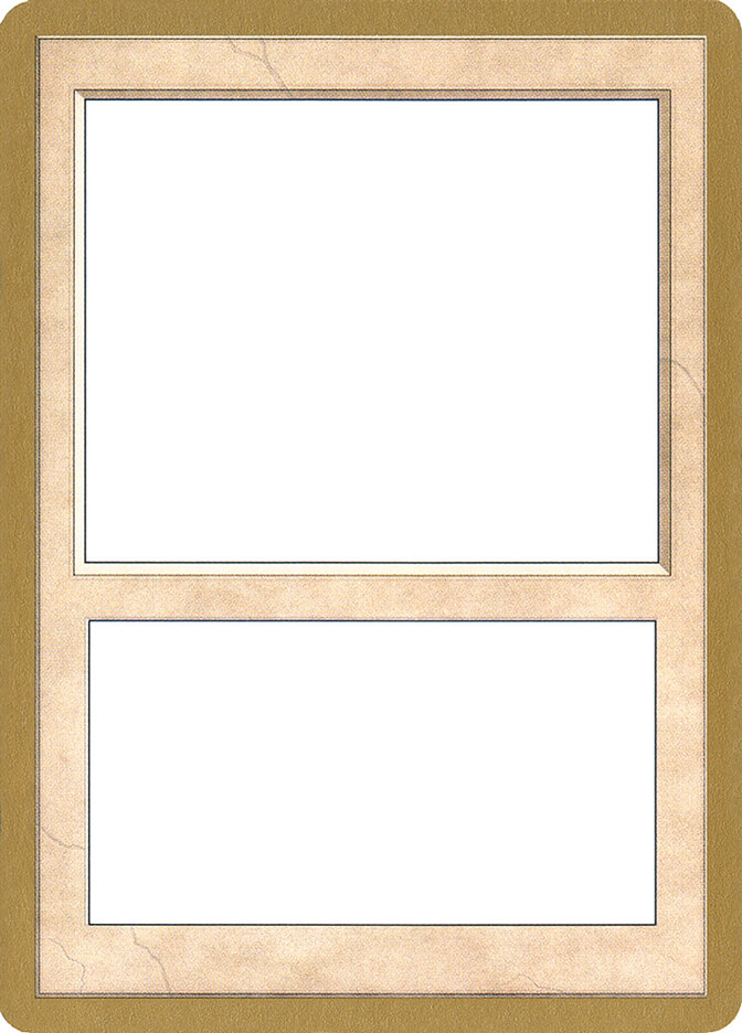 Blank Card, World Championship Decks 2002 · 0/153