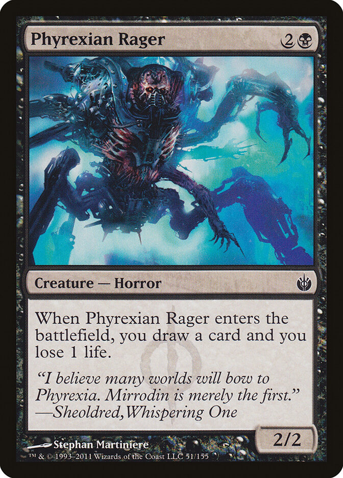 Phyrexian Rager, Mirrodin Besieged · 51/155