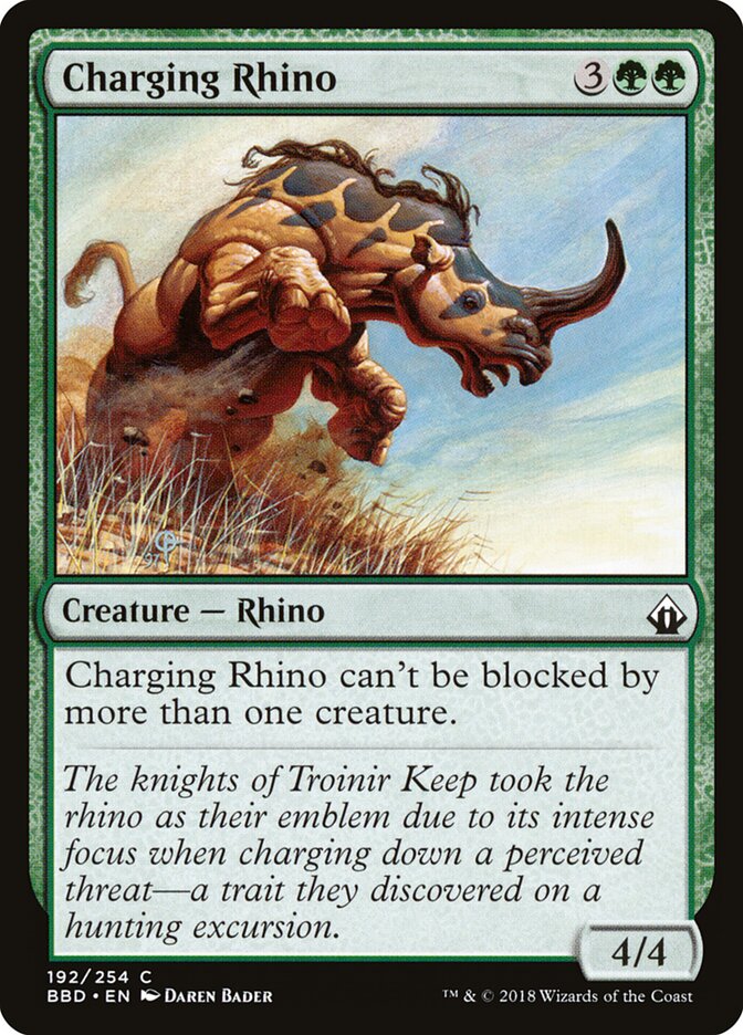 Charging Rhino, Battlebond · 192/254
