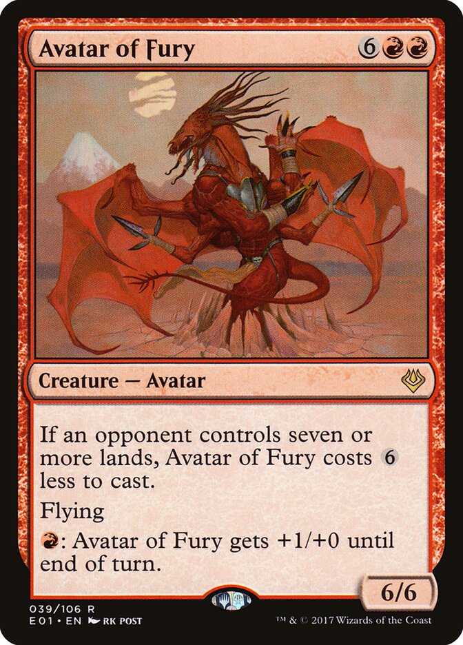 Avatar of Fury, Archenemy: Nicol Bolas · 039/106