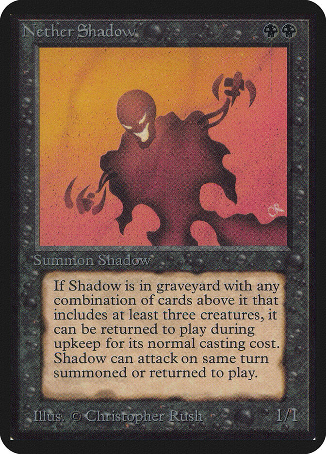 Nether Shadow, Limited Edition Alpha · 116