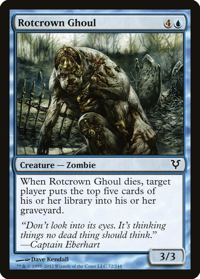 Rotcrown Ghoul, Avacyn Restored · 72/244