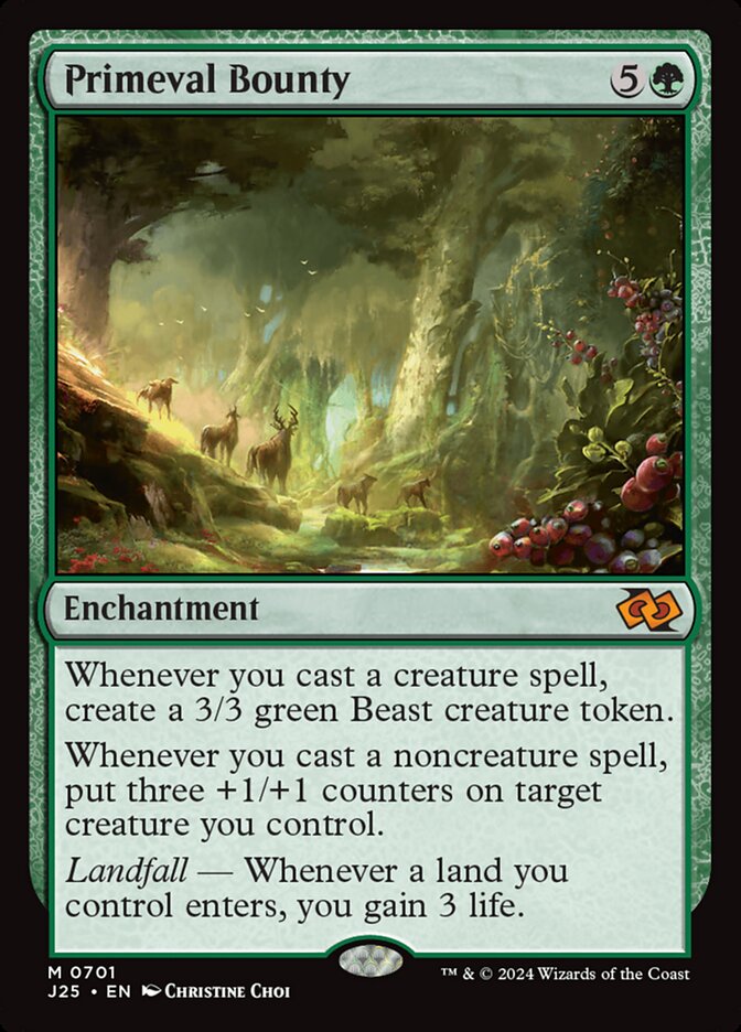Primeval Bounty, Foundations Jumpstart · 0701
