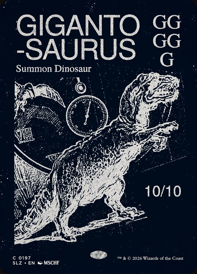 Gigantosaurus, The Zeta Set · 0197