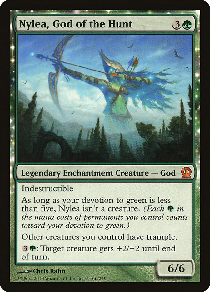 Nylea, God of the Hunt, Theros · 166/249