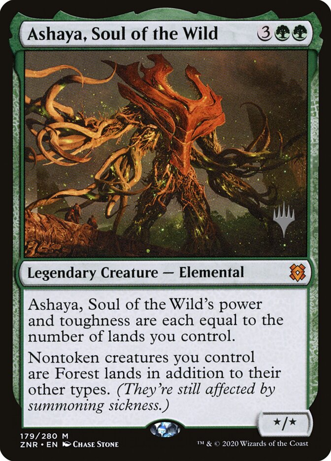 Ashaya, Soul of the Wild, Zendikar Rising Promos · 179/280