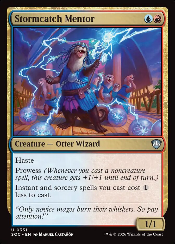 Stormcatch Mentor, Secrets of Strixhaven Commander · 0331