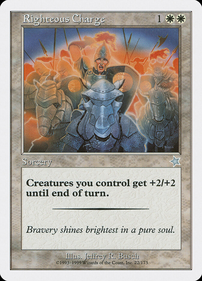 Righteous Charge, Starter 1999 · 22/173
