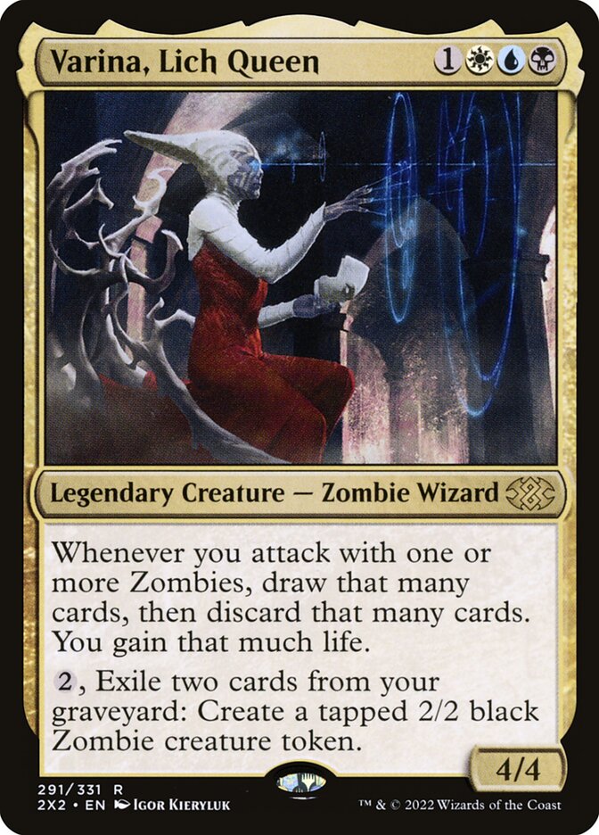 Varina, Lich Queen, Double Masters 2022 · 291/331