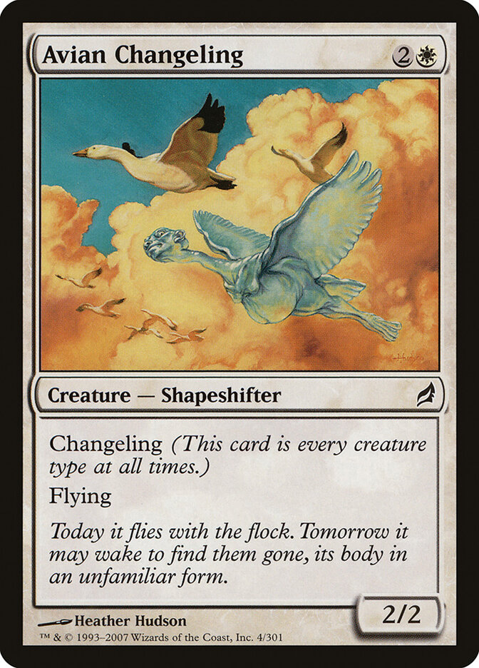 Avian Changeling, Lorwyn · 4/301