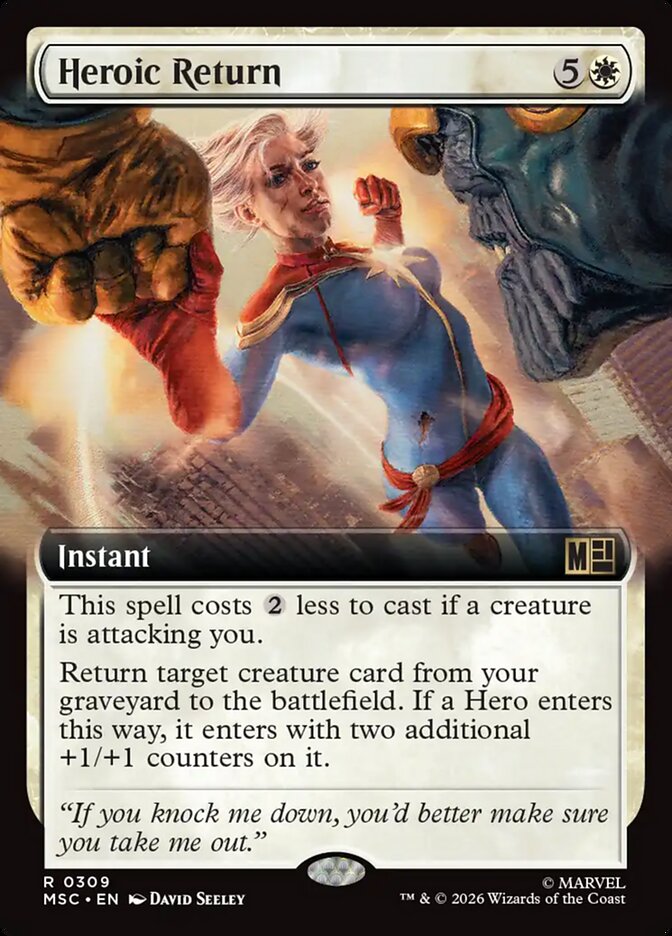 Heroic Return, Marvel Super Heroes Commander · 0309