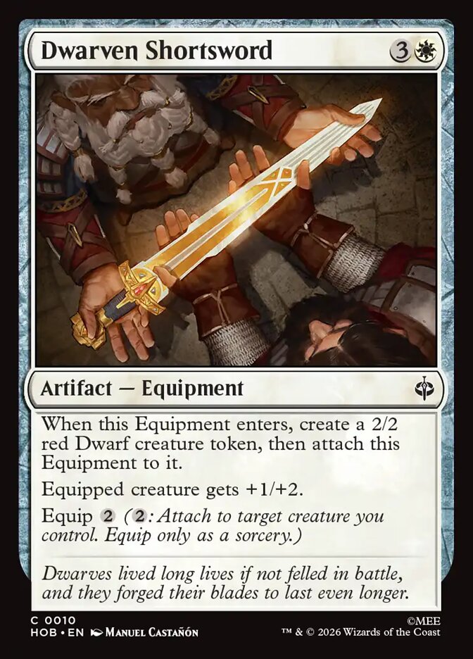 Dwarven Shortsword, The Hobbit · 0010