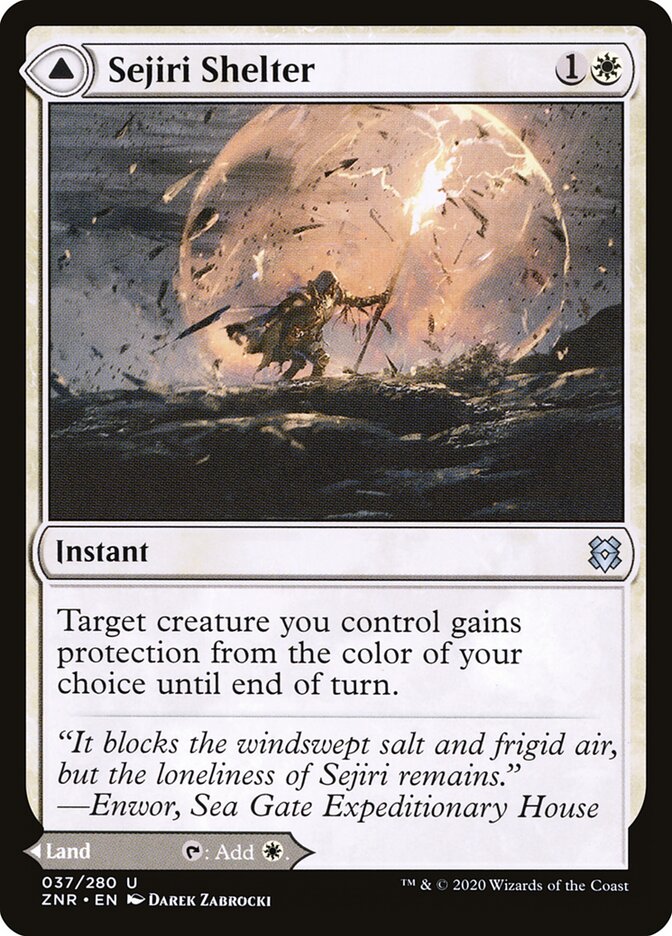 Sejiri Shelter // Sejiri Glacier, Zendikar Rising · 037/280
